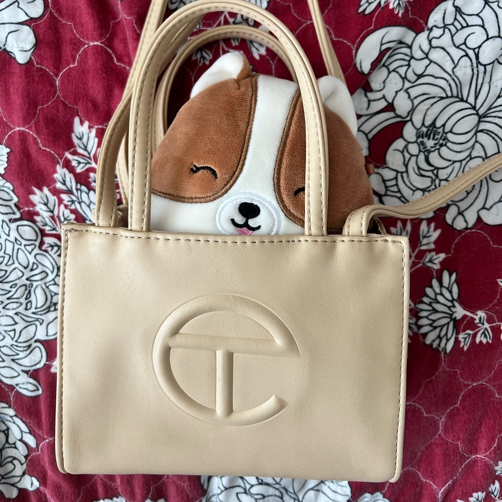 Mini Beige small shopper